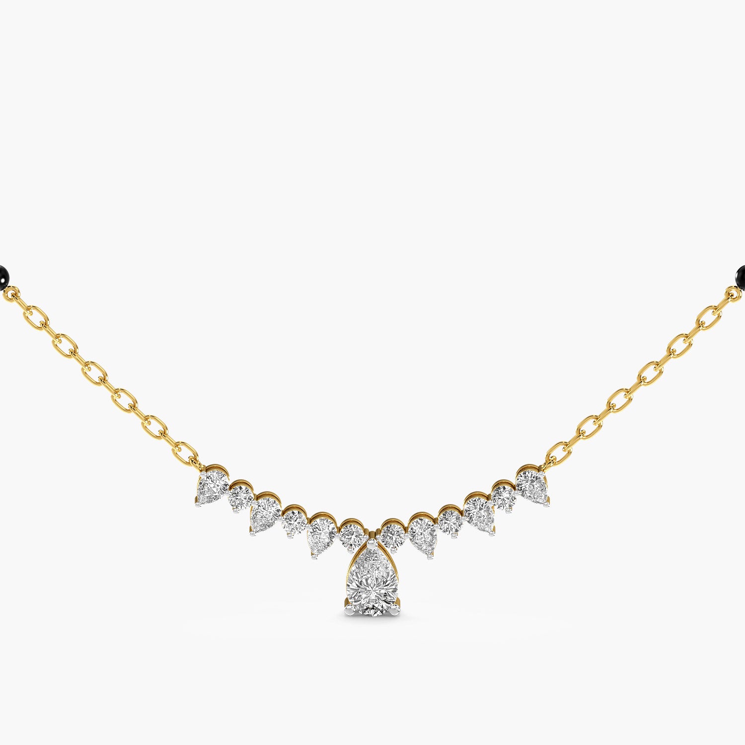 Pear Cascade Mangalsutra